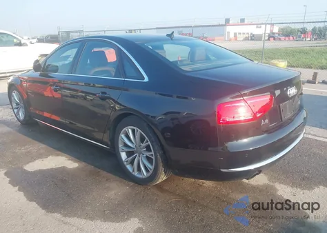 2012 Audi A8 Quattro из США, поврежденный, VIN WAUAVAFD4CN001596